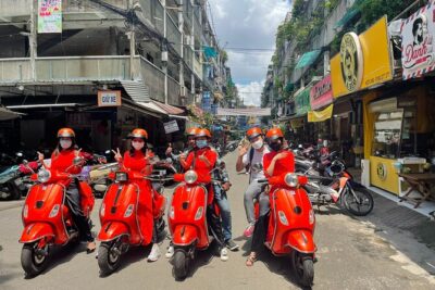 Saigon After Dark Vespa Street Food Tour + Live Music 4 hours