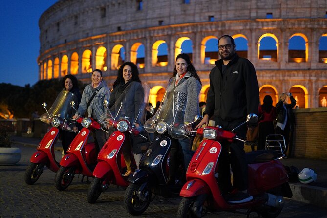 Vespa Scooter Night Tour in Rome with Professional Photographer - The best view comes from Terrazza del Gianicolo