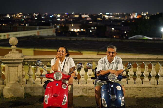 Vespa Scooter Night Tour in Rome with Professional Photographer - Meeting at the Colosseum after dark