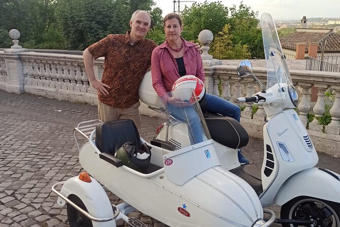 Vespa Sidecar Tour at Day/Night with Pickup - Circus Maximus and the Tiber offer moving scenery