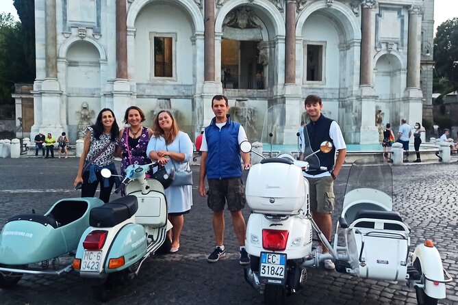 Vespa Sidecar Tour at Day/Night with Pickup - Trastevere brings coffee, gelato, and a social pause