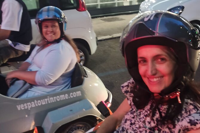 Vespa Sidecar Tour at Day/Night with Pickup - Janiculum Hill finishes with Rome from above