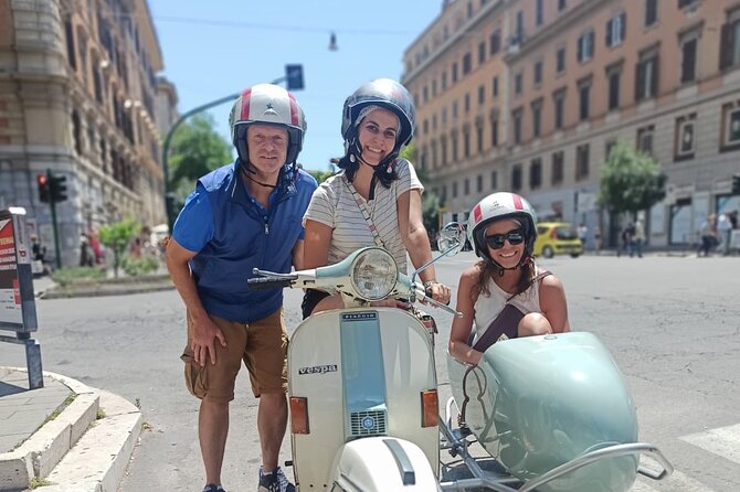 Vespa Sidecar Tour By Night with Pickup - Why a Vespa is a smart way to see Rome