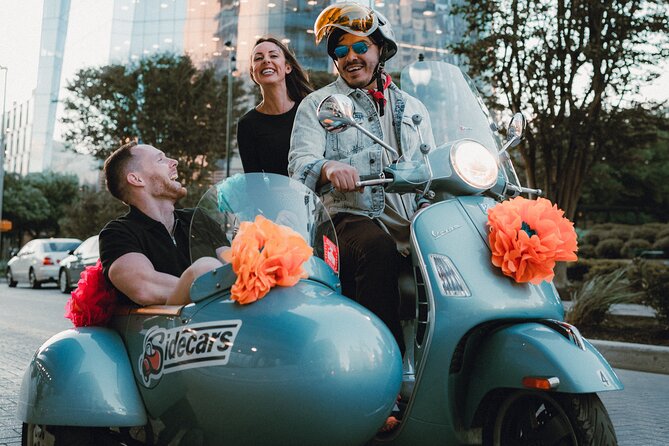 VESPA SiDECAR Tour in San Antonio with Tacos - Market Square, San Fernando Cathedral, and San Antonio’s core