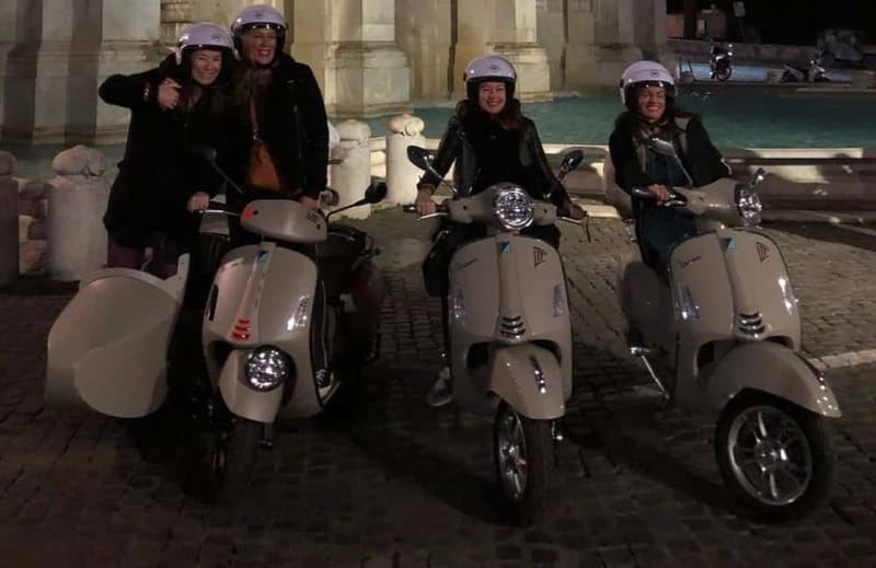 Vespa Sidecar Tour : Rome by Night - Key reasons to consider this Rome night ride