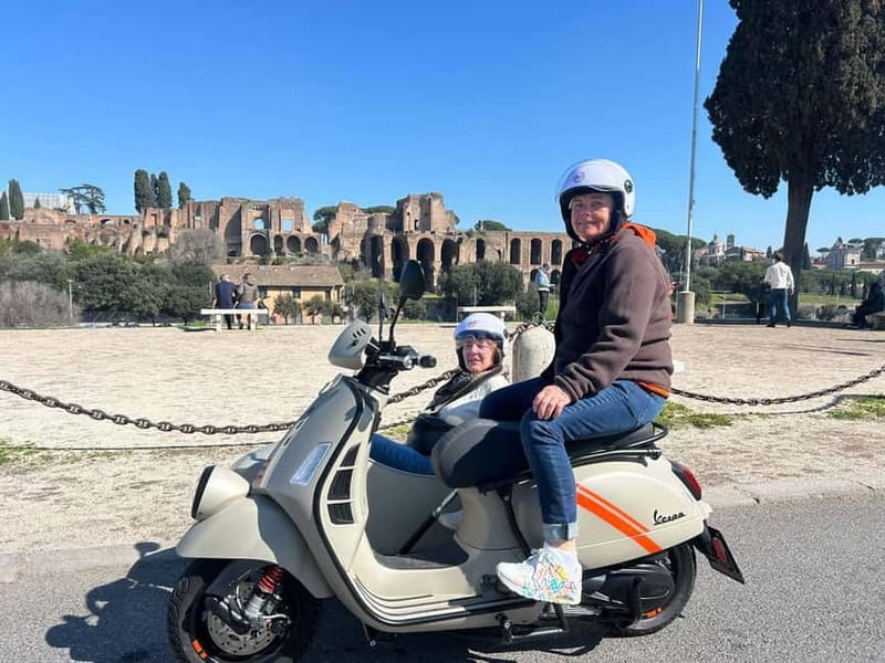 Vespa Sidecar Tour : Rome by Night - Gianicolo Hill delivers the best wide-angle view