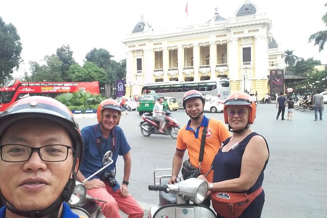 Vespa Tour HANOI BACK STREETS: FOOD+LOCAL LIFE+CULTURE & FUN - Train Street, with an important safety note
