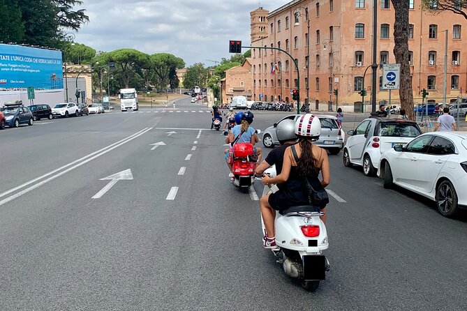 Vespa Tour in Rome Driven by Us with Optional Pick Up - Key points at a glance