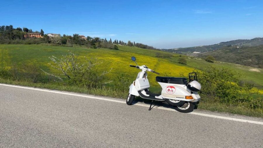 Vespa Tour in the Hills of Bologna - Sabbiuno, where the route turns serious