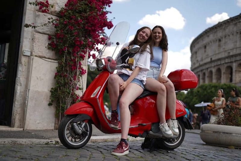 Vespa Tour with Professional Photography in Rome - Stop 1: the Colosseum starting point